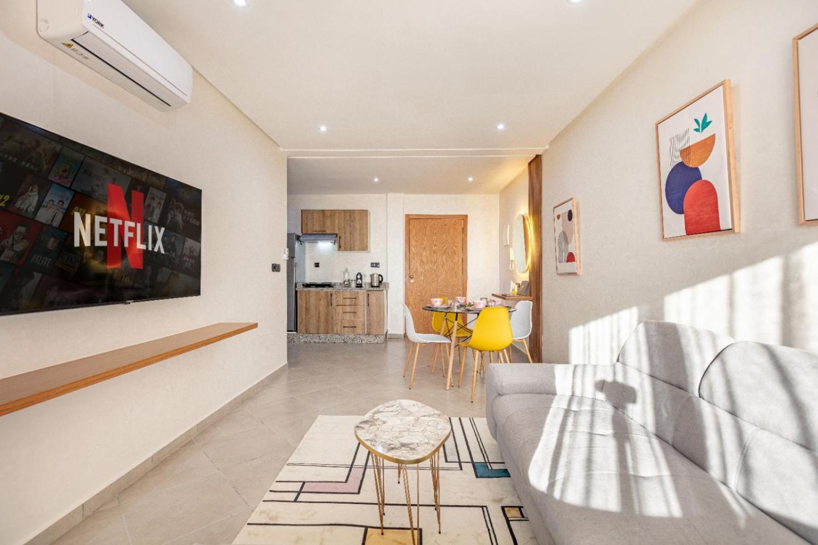 Appartement Ra 14 Calme Et Cosy Netflix, Wifi Et Parking Gratuits Marrakesh